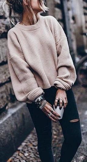 cute outfits with oversized sweaters